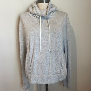Helmut Lang Sweatshirt Turtleneck Gray Hoodie Large
